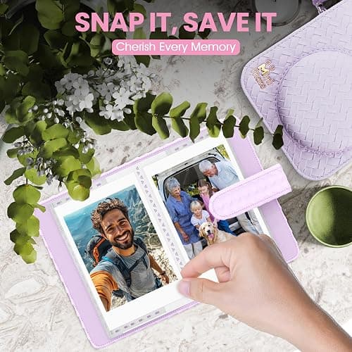 Fujifilm Instax Mini 12 Instant Camera Lilac Purple + Minimate Custom Designed Case + Fuji Instax Film 10 Sheets & Photo Album thumbnail 7