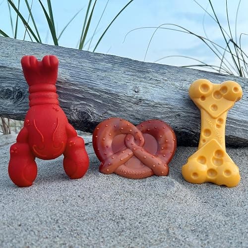 Nylabone Power Chew Toy Bundle, Cute Dog Toys for Aggressive Chewers, Filet Mignon, Cheese, and Bacon Flavors, Small Dogs - Up to 25 lbs, 3 Pack thumbnail 14