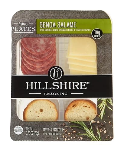 Hillshire Snacking Small Plates, Genoa Salami and White Cheddar Cheese, Single Serve, 2.76 Oz thumbnail 4