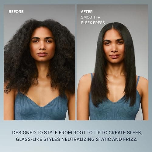 Bio Ionic 10X Styling Iron, Hair Straightener with 1" Sonic Vibrating Plates, Flat Iron with Ion Generating Mineral Complex, Versatile Syler for Wavy & Straight Hairstyles, 2025 Newer Version thumbnail 5