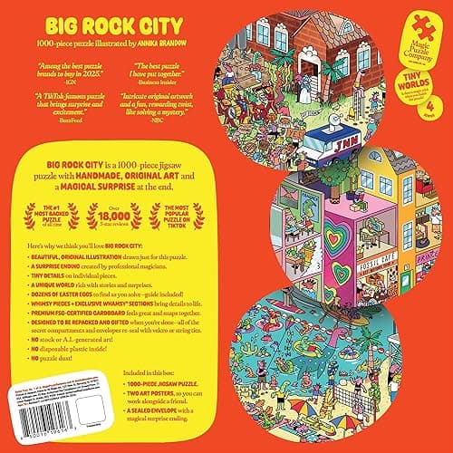 Big Rock City • 1000-Piece Jigsaw Puzzle from The Magic Puzzle Company • Series Four thumbnail 4