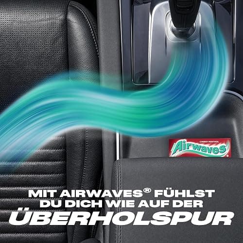 Airwaves Kaugummi Zuckerfrei, Cherry Menthol, 30 x 10 Dragees, Großpackung Chewing Gum, Mit Natürlichem Menthol, Kaugummi ohne Zucker mit Minz Frische (300 Dragees) thumbnail 9