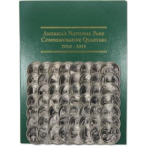 2010-2021 National Park Quarter 56 Coin Set Uncirculated with Folder | Collectible 56-Coin Set: National Park Quarter, 2010-2021, Copper-Nickel Clad, Uncirculated - Image 1