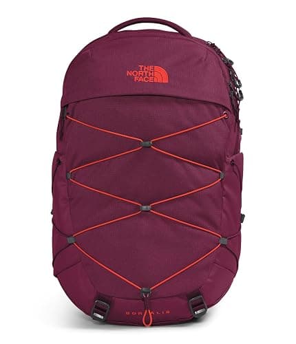 The North Face Women's Borealis Commuter Laptop Backpack, Boysenberry Light Heather/Fiery Red, One Size thumbnail 2