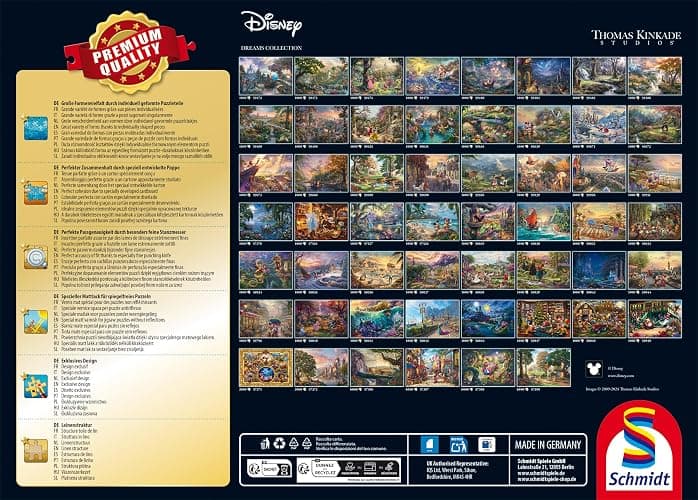 Schmidt 58050 - Puzzle Disney Fox and Hound, Thomas Kinkade, 1000 pezzi thumbnail 3