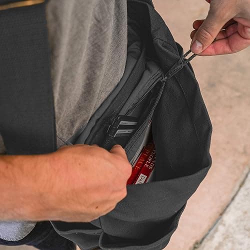 Sweetbriar Classic Vintage Messenger Bag - Original Heavyweight Cotton Canvas Shoulder Bag with Upgraded Features thumbnail 2