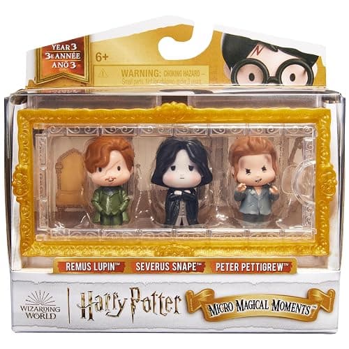 Wizarding World Micro Magical Moments Prisoner of Azkaban Set, Ages 6+ | Lupin, Snape & Peter Pettigrew, 1.5-INCH Figures & Display Case, Recreate Movie Moments, Pretend Play, Gift for Kids thumbnail 9