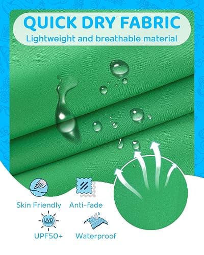 maamgic Boys Swim Trunks with Compression Liner 4-Way Stretch Quick Dry Bathing Suit Toddler Beach Shorts thumbnail 5
