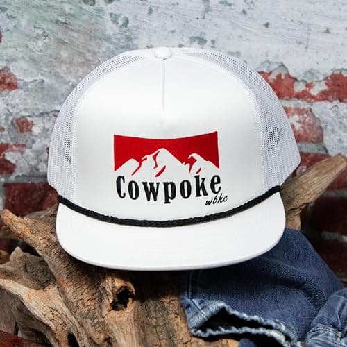Whiskey Bent Hat Company Authentic 5-Panel Snapback Trucker Hat - Cowboy Killer 2.0 Cowpoke Embroidered Logo thumbnail 3
