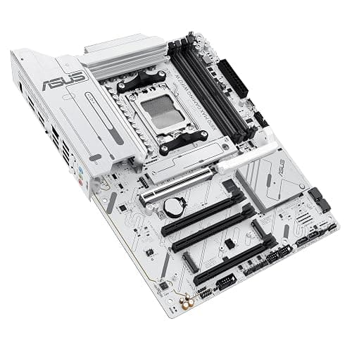 ASUS X870 MAX GAMING WIFI7 W AMD AM5 ATX Motherboard, 8-layer White PCB, 12+2+1 80A DrMOS, DDR5, PCIe 5.0 x16 Q-Release, 3x M.2, Wi-Fi 7 Q-Antenna, USB4® Type-C®, 2.5Gb LAN, BIOS FlashBack™, Aura Sync thumbnail 10