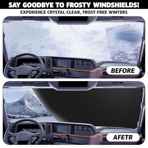 Autovir Windshield Cover for Ice, Snow & Frost Protection (69x42 inches) | All-Weather Car Windshield Protector for Sedans, SUVs & Hatchbacks thumbnail 4