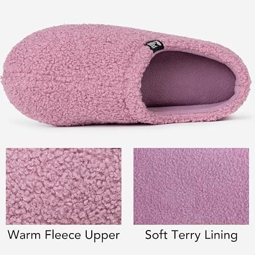 RockDove Women's Teddy Fleece Closed Back Indoor Slipper thumbnail 5