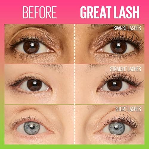 Maybelline Lash Sensational Holiday Mascara Makeup Kit, Includes Mini Sky High, Firework and Great Lash Mascara, 1 Makeup Gift Set thumbnail 4