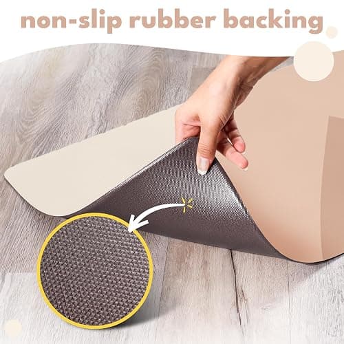 NALALAS Dog Mat for Food and Water, Cat Feeding Mat | Waterproof Dog Bowl Mat | Non-Slip Pet Food Mat for Floors | Pet Mats for Food and Water | Easy to Clean thumbnail 3