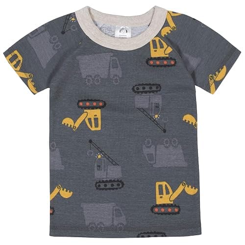 Gerber Baby Boys' Toddler Snug Fit 4-Piece Pajama Set thumbnail 3