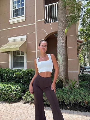 OQQ Women Wide Leg Pants High Waist Casual Pants Fall Clothes Outfits thumbnail 7