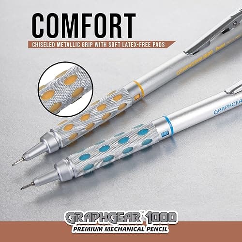 Pentel GraphGear 1000 Mechanical Pencil, (0.5mm) Point Size, Black Barrel, 1 Each (PG1015A) thumbnail 3