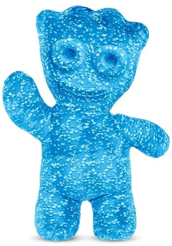 iscream Sour Patch Kids Embossed 8.5" x 6.25" Candy Character Mini Pillow, Blue - Image 1