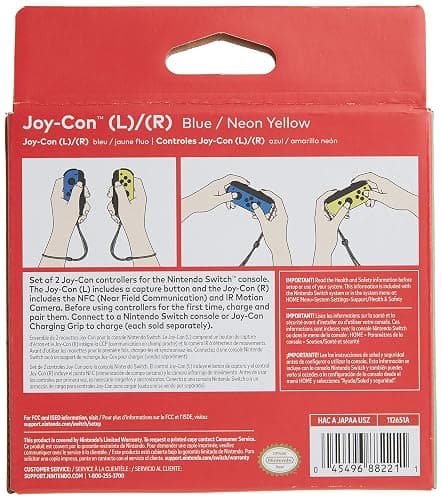 Blue / Neon Yellow Joy-Con™ (L-R) - Left and Right Edition thumbnail 3