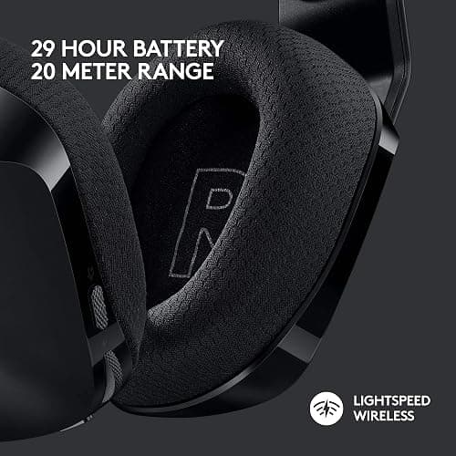 Logitech G733 Lightspeed Wireless Gaming Headset, Suspension Headband, Lightsync RGB, Blue VO!CE Mic, PRO-G Audio – Black, Gaming Headset Wireless, PC, PS5, PS4, Switch Compatible thumbnail 3