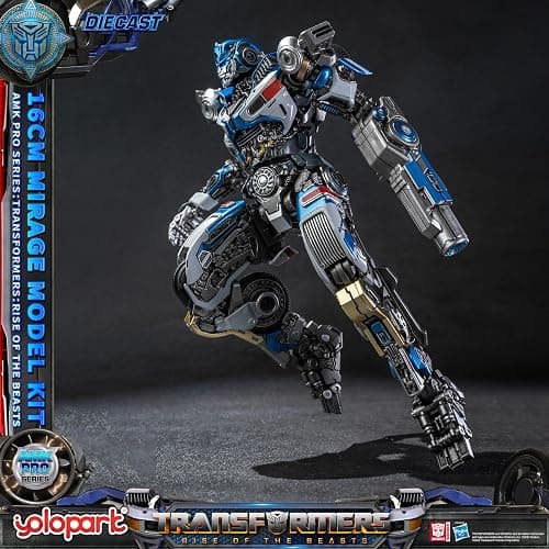 YOLOPARK Mirage Transformer Toys,AMK PRO Series Transformers:Rise of The Beasts Action Figure,Highly Articulated 6.3 Inch Model Kit for Ages 15 and Up,No Converting thumbnail 8