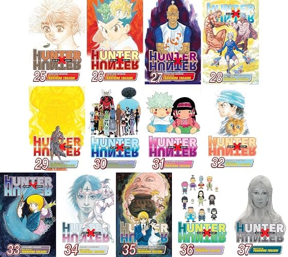 Hunter x Hunter Series, Complete (38 Books) Manga Set, by Yoshihiro Togashi (Volumes 1-38) thumbnail 4