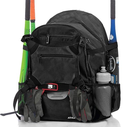 Athletico Advantage Baseball Bag - Baseball Backpack With External Helmet Holder for Baseball, T-Ball & Softball Equipment & Gear for Youth and Adults | Holds Bat, Helmet, Glove, Shoes thumbnail 8