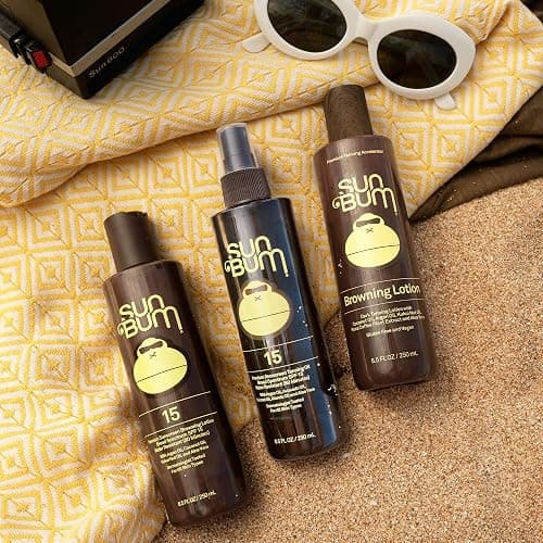 Sun Bum SPF 15 Browning Body Lotion - Water-Resistant Broad Spectrum Moisturizing Tanning Lotion with Vitamin E - Hawaii 104 Act Compliant (Made Without Octinoxate & Oxybenzone) - 8.5 Fl Oz thumbnail 6