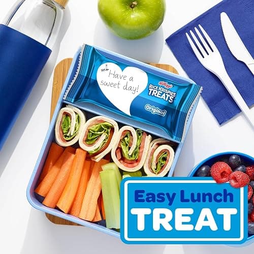 Rice Krispies Treats Marshmallow Snack Bars, Kids Snacks, Lunch Snacks, Original, 12.4oz Box (16 Bars) thumbnail 7