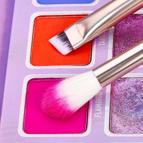 Jessup Eyeshadow Brushes 15pcs, Natural Eye Brush Set for Eyeshadow Blending Concealer Eyebrow Eyeliner, Blushing Bride T294 thumbnail 8