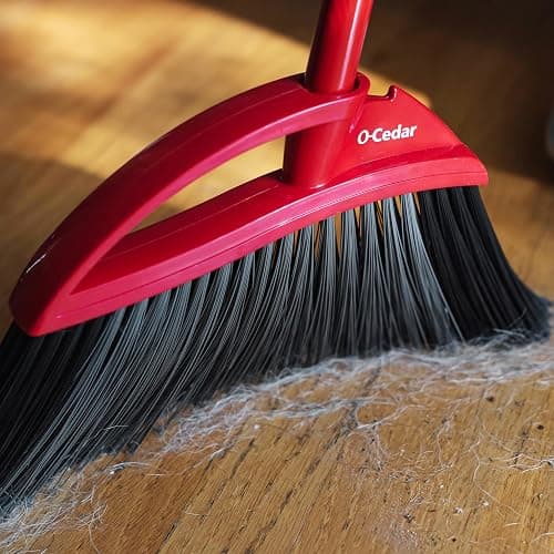 O-Cedar Pet Pro Broom & Step-On Dustpan Set | Dual-Bristle Design Removes Over 99% of Hair & Debris | Hands-Free Cleanup for Cat & Dog Owners thumbnail 11