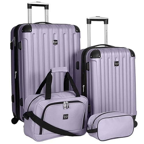 Travelers Club Midtown 4-Piece Luggage Set