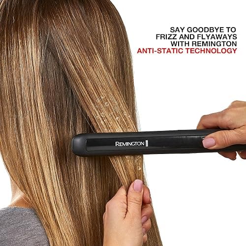 Remington 1" Flat Iron, Hair Straightener with Anti-Static Technology, Rapid 30-Second Heat-Up, 60-Minute Auto Shut-Off, 30% Longer Ceramic Floating Plates, and Titanium-Ceramic Coating thumbnail 5