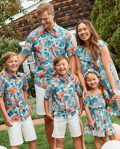 The Children's Place boys Short Sleeve Button Up Shirt thumbnail 2