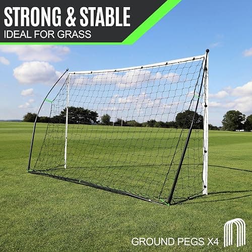 QUICKPLAY Kickster Soccer Goal Range – Ultra Portable | Quick and Easy Set Up | Includes Net and Carry Bag | Available in 7 Sizes | Backyard Soccer Net for Kids & Adults [Single Goal] thumbnail 5