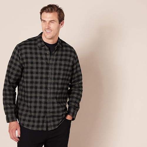 Amazon Essentials Men's Long-Sleeve Flannel Shirt thumbnail 6