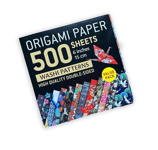 Origami Paper 500 sheets Japanese Washi Patterns 6" (15 cm): Double-Sided Origami Sheets with 12 Different Designs (Instructions for 6 Projects Included) thumbnail 23