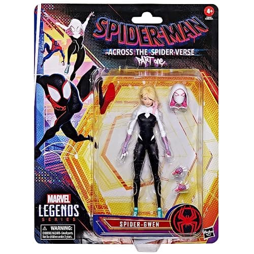 Marvel Legends Series Spider-Man: Across The Spider-Verse Spider-Gwen 6-inch Action Figure Toy, 4 Accessories thumbnail 3