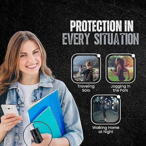 Police Magnum Keychain Pepper Spray Flip Top Safety 1 Pack 1/2oz - Maximum Heat Strength OC with Dye- Tactical Small Compact Case Holder- for Women & Men's Self Defense- Made in The USA thumbnail 6