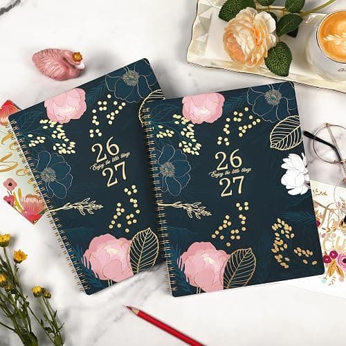 Planner 2026-2027 - Academic Planner 2026-2027, July 2026 - June 2027, Weekly & Monthly Planner, 8'' x 10", Calendar Planner, Colorful Monthly Tabs, Twin-wire Binding, Back Pocket, Holidays thumbnail 2