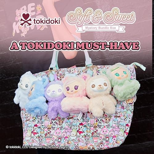 tokidoki™ - Soft & Sweet Vinyl Plush Blind Box - Collectible Plushies - Donutella & Biscotti with Attached O-Ring - Cute Pastel Keychain - Mystery Blind Box - 5.5 in Collectibles - 1 Pack thumbnail 7
