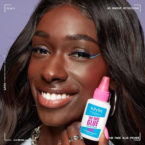 NYX PROFESSIONAL MAKEUP The Face Glue Gripping Primer, Hydrating Makeup Primer with Up To 24HR Wear, Vegan & Cruelty Free thumbnail 9
