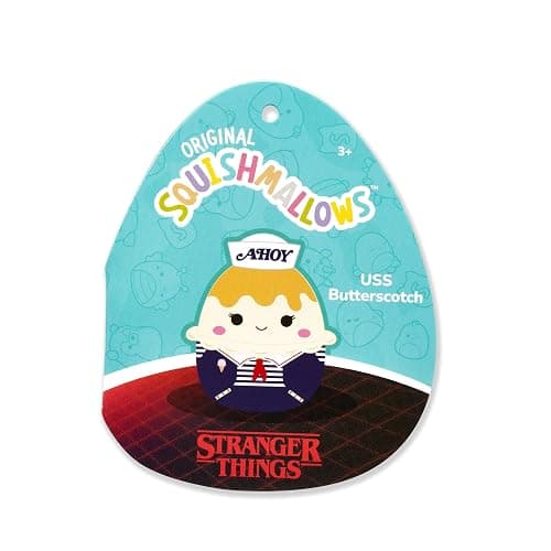 Squishmallows Original “Stranger Things” 3.5-Inch Chocolate Pudding + USS Butterscotch 2-Pack - Official Jazwares Plush (Clips) thumbnail 6