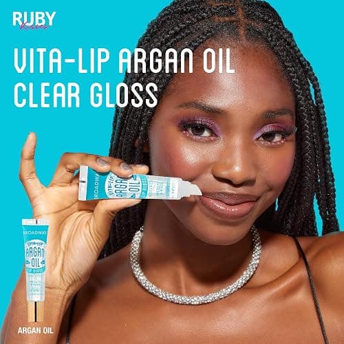 Ruby Kisses Broadway Vita-Lip Clear Lip Gloss (5 Pack Mint, Rosehip, Coconut, Argan Oil, Mango Butter), Ultra-Hydrating & Soothing Formula with Vitamin Oils, High-Shine Non-Sticky Finish Lip Balm thumbnail 8