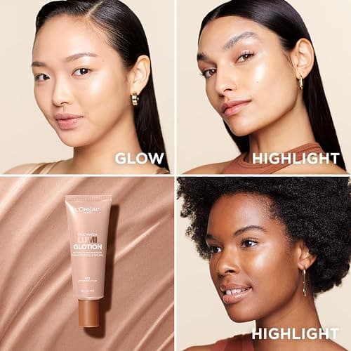 L'Oreal Paris Makeup True Match Lumi Glotion, Natural Glow Enhancer, Illuminator Highlighter, Bronzing Drops For a Sun-Kissed Glow, 902 Light - 1.35 Fl Oz (Pack of 1) - 902 Light thumbnail 7