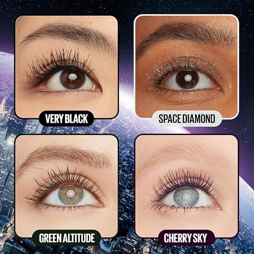Maybelline New York - Mascara Pailleté Volume et Longueur - Sky High - Teinte : Space Diamond - 7,2 ml thumbnail 5