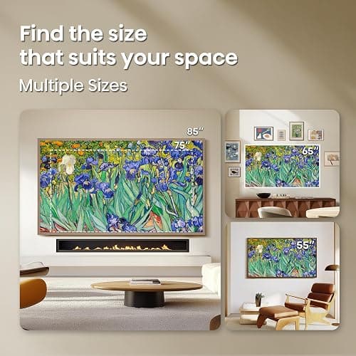 Hisense 75“ Hi-QLED S7 CanvasTV Series 4K UHD Google Smart Art TV (75S7SG, 2026 New) - 144Hz, Art Mode, Anti-Glare Panel, Dolby Vision HDR, Hi-Matte Display, Frame & UltraSlim Wall Mount Included thumbnail 12