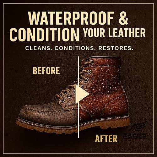 Leather Boot Care Kit – Mink Oil, Saddle Soap for Leather, Applicators & Cloth – Leather Care Kit, Boot Leather Care Kit, Leather Shoe Care Kit for Cowboy Boots, Work Boots, Shoes, and Tack thumbnail 3