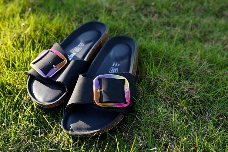 Project Cloud 100% Genuine Leather Sandals Women Dressy Beach Essentials Slides for Women Footwear - Lightweight with Memory Foam Insole Sandals for Women 2026 - Womens Slides thumbnail 2