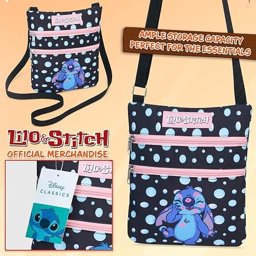 Disney Stitch Crossbody Bags for Women Teenagers Girls Purse Sling Shoulder Bag for Shopping Vacation Gifts for Her thumbnail 3